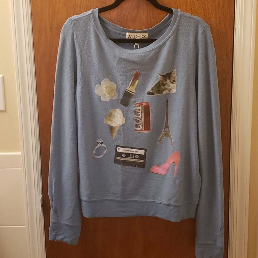 NWT WILDFOX "My Favorite Things" Sweatshirt
